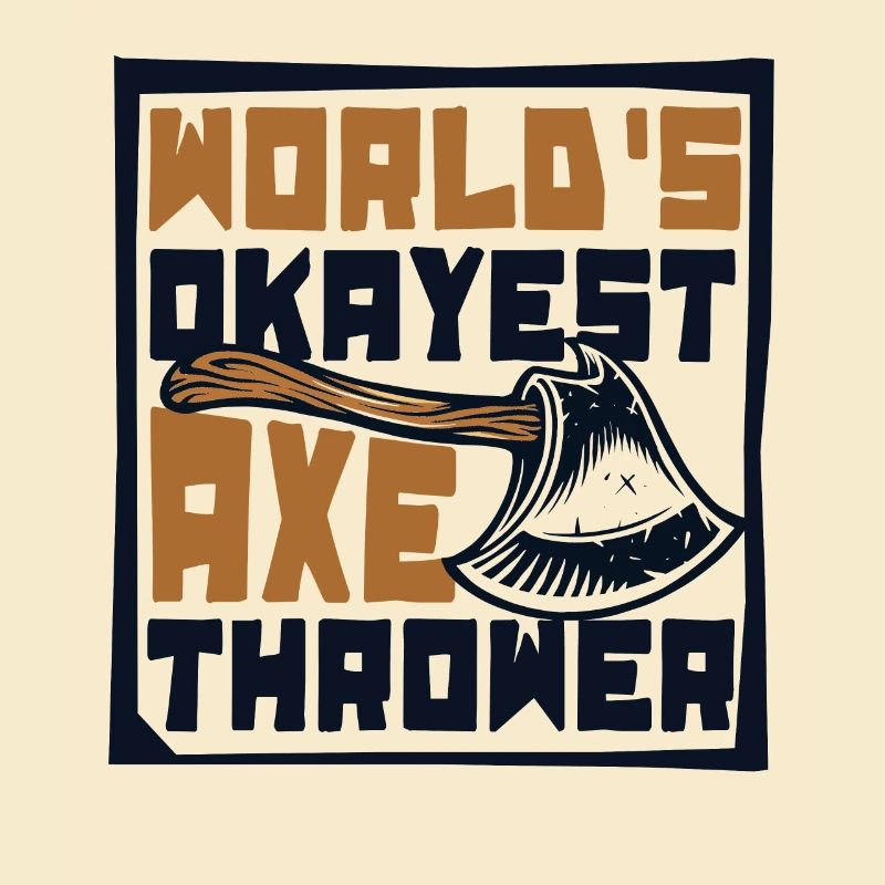 World’s Okayest Axe Thrower Axe Jeu de lancer de hache
