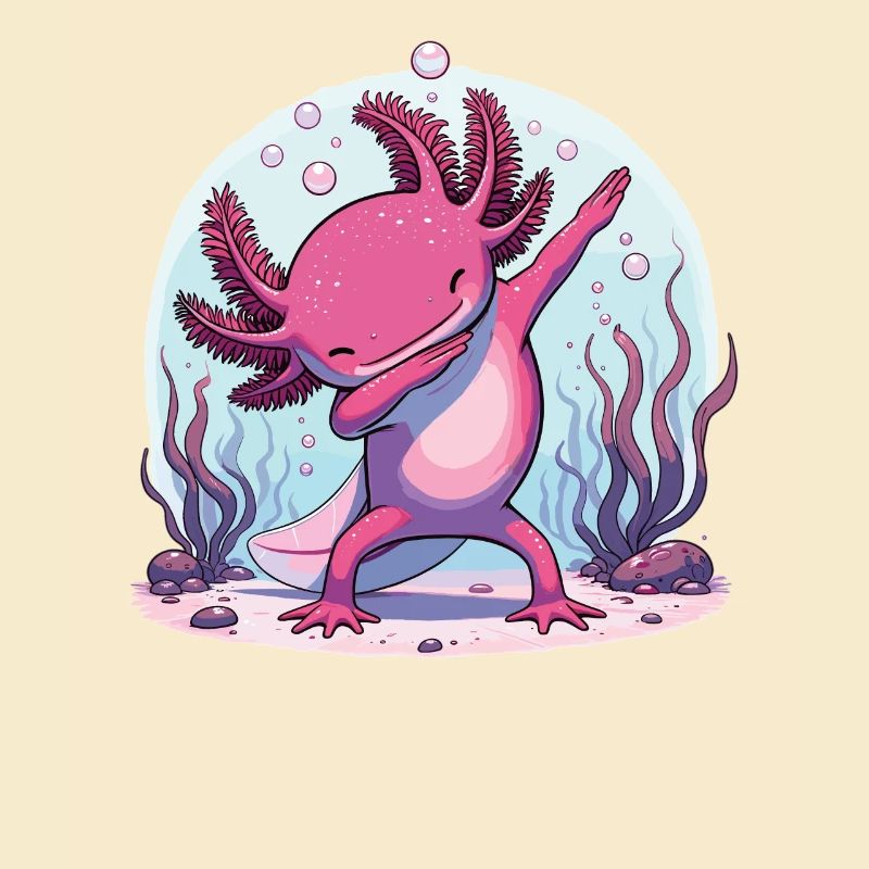 Dab Axolotl Dabbing pour les amateurs d’axolotls