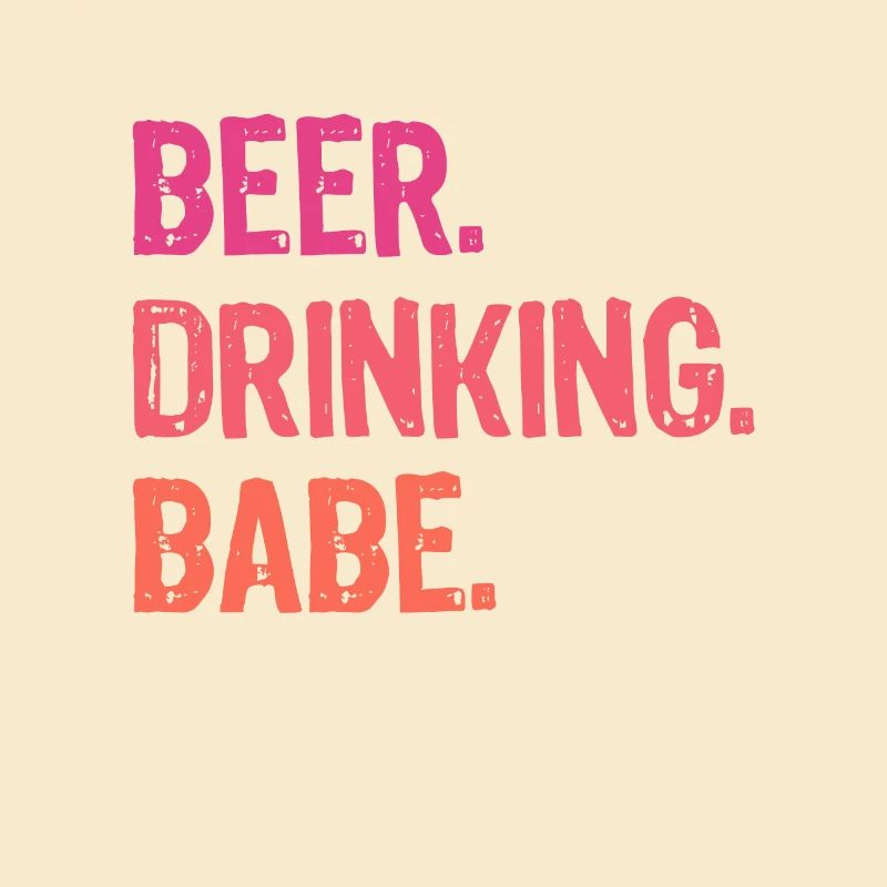 BEER DRINKING BABE Funny Bonfire Campfire