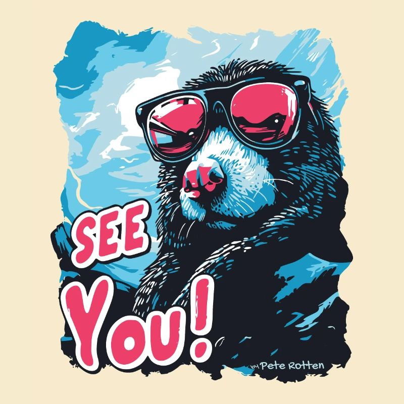 Goodbye, the cool blind mole