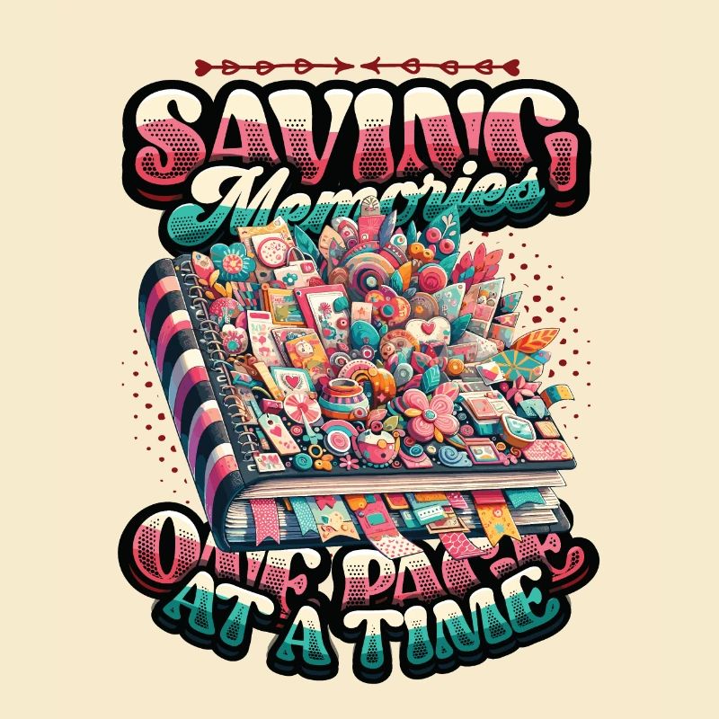 Mädchen Scrapbooking Enthusiast Scrapbook