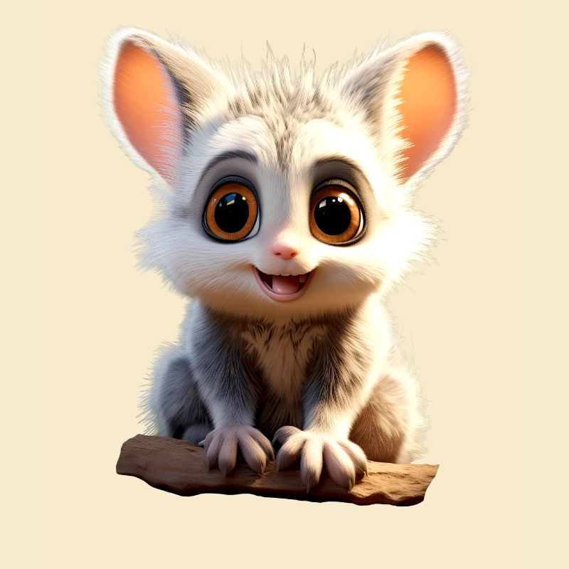 Galago Bush Bébé Singe Galagos Singe Mignon Galago