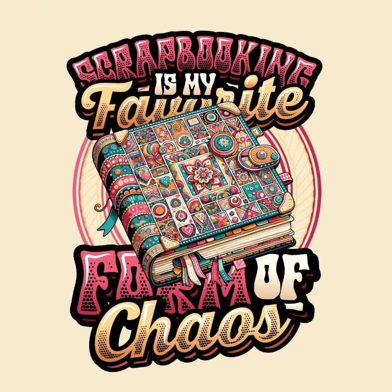 Mädchen Scrapbooking Enthusiast Scrapbook