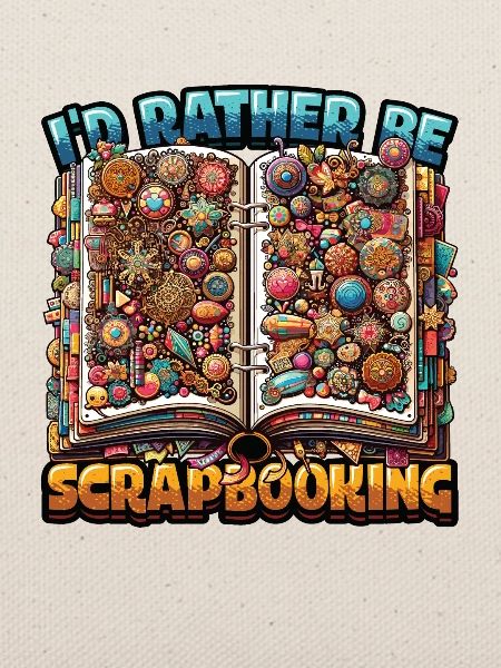 Mädchen Scrapbooking Enthusiast Scrapbook