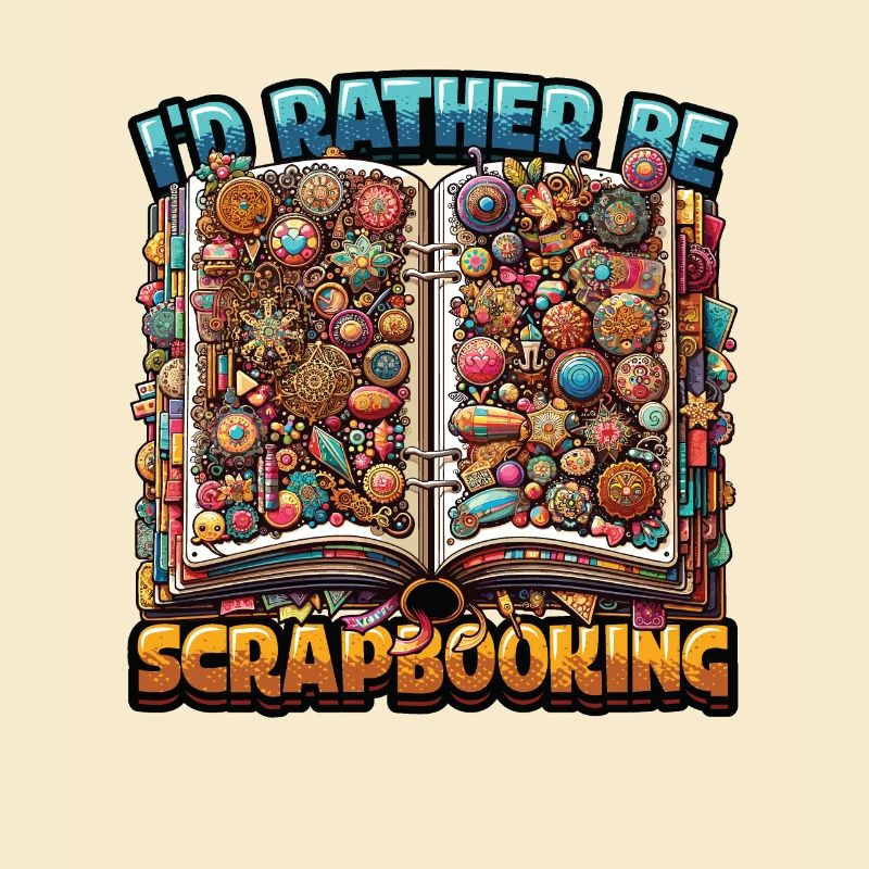 Mädchen Scrapbooking Enthusiast Scrapbook