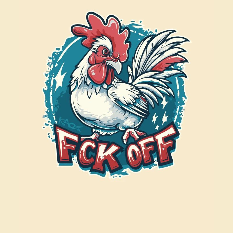 FCK OFF Hahn Huhn