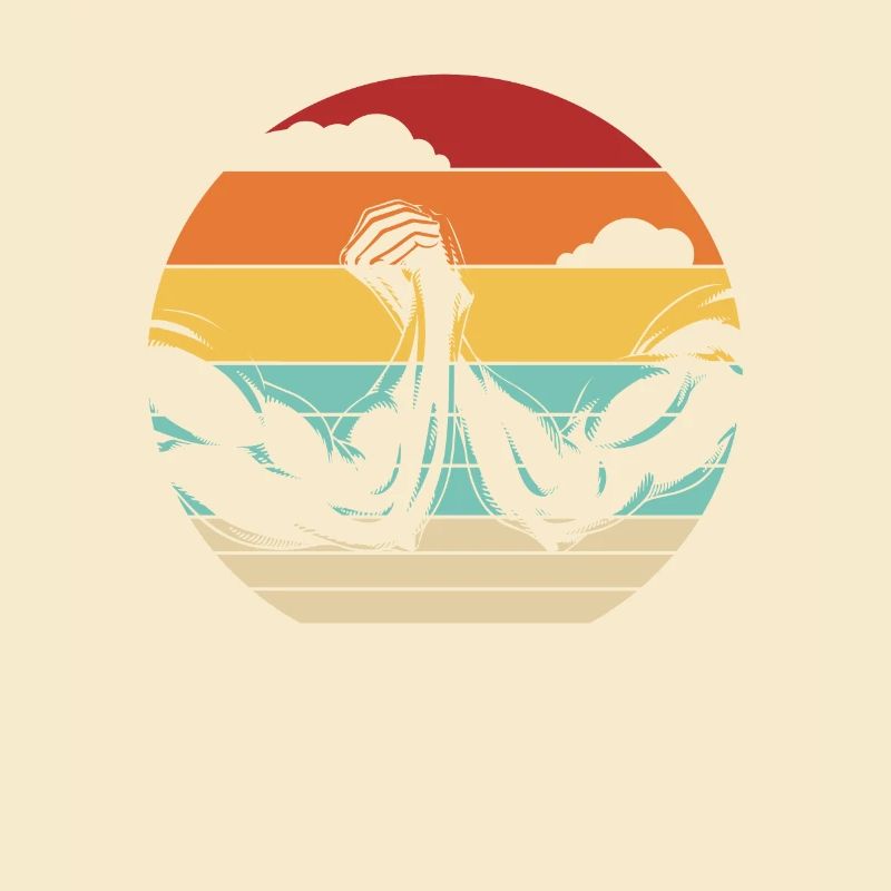 Bras d’exercice rétro de techniques de lutte à mains