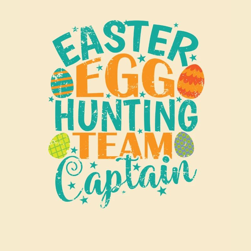 Easter Egg Hunting Team Captain Easter Bunny