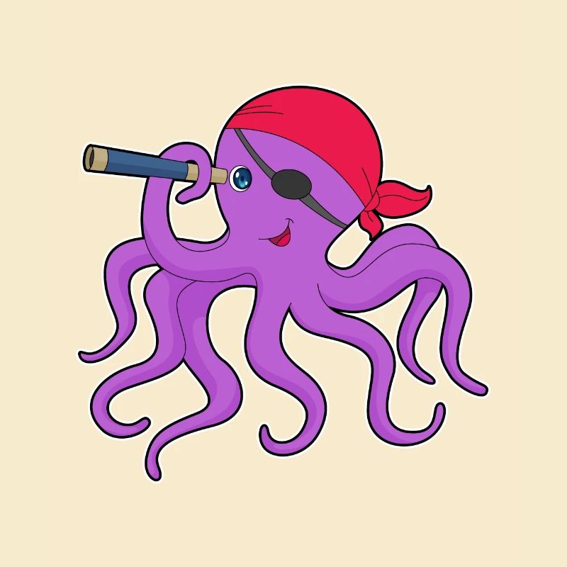 Octopus Pirate Binoculars