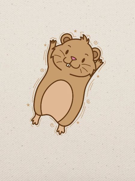 Lemming freut sich Nagetier