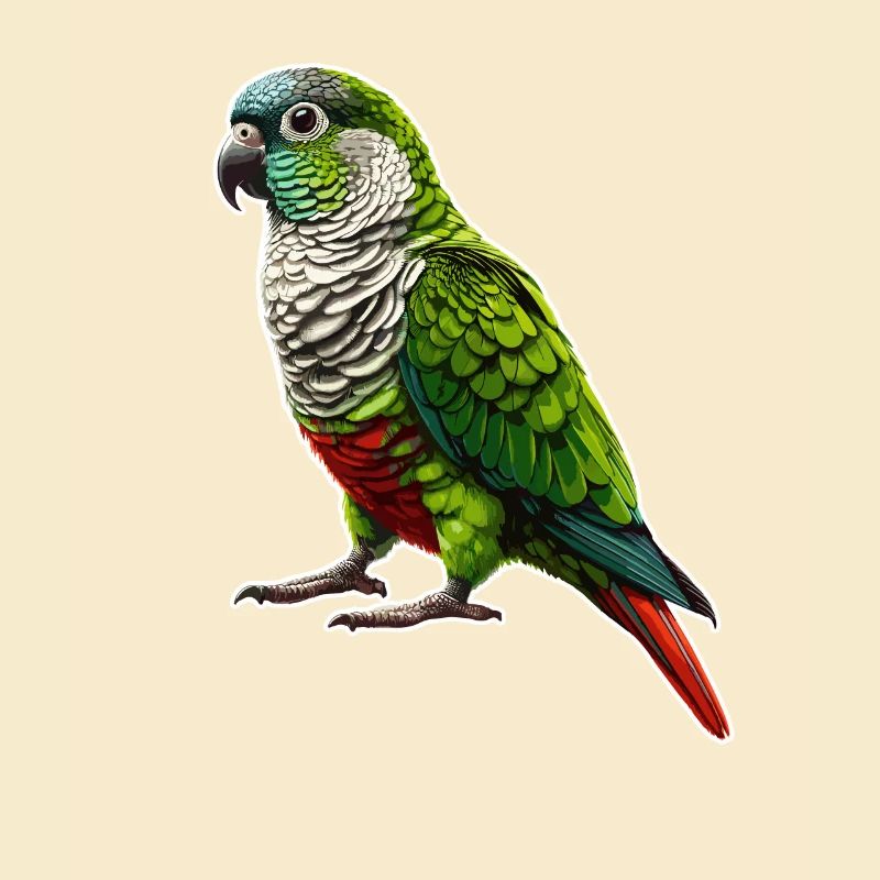 Green Cheeked Conure Drawing Conure Parrot