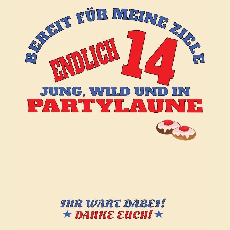 14. Geburtstag Mädchen & Junge Gästebuch