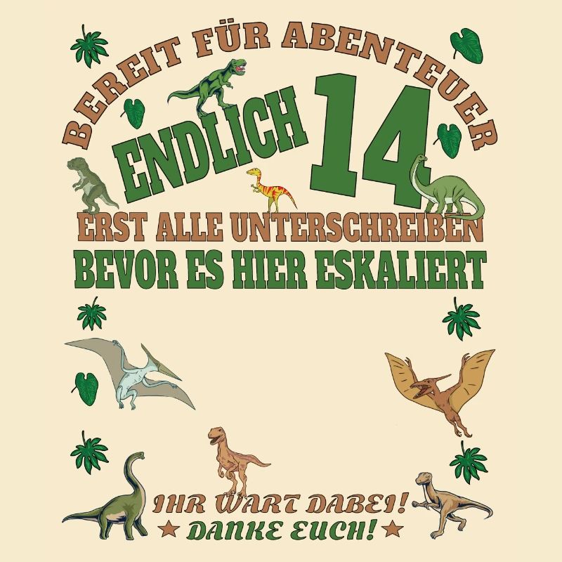 14. Geburtstag Mädchen & Junge Gästebuch