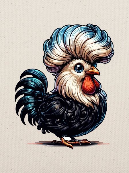 Polnisches Schopfhuhn Polnisches Huhn