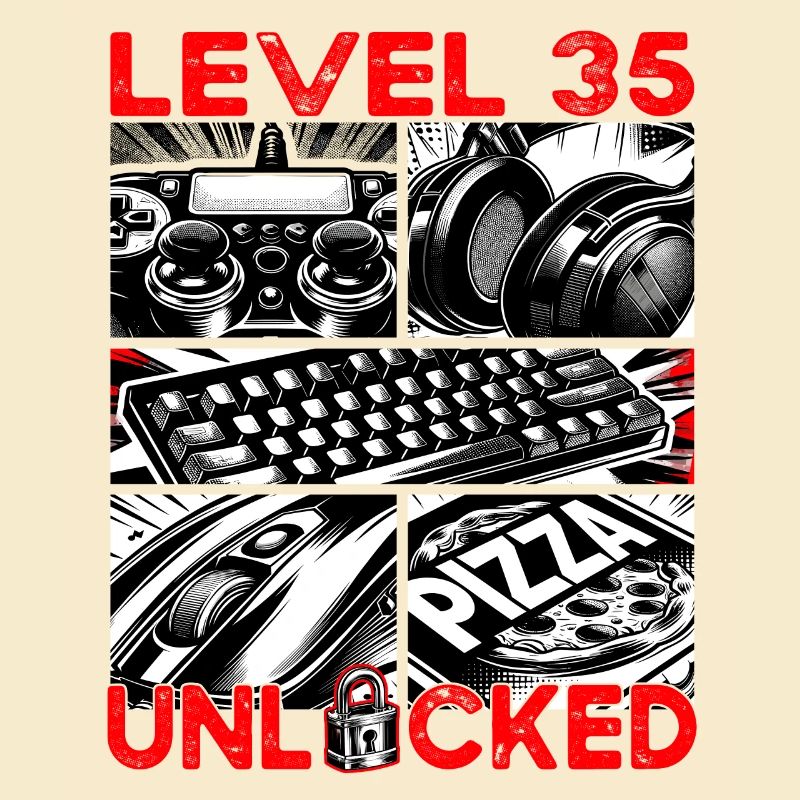Geburtstag Level 35 freigeschaltet Gaming & Zocker