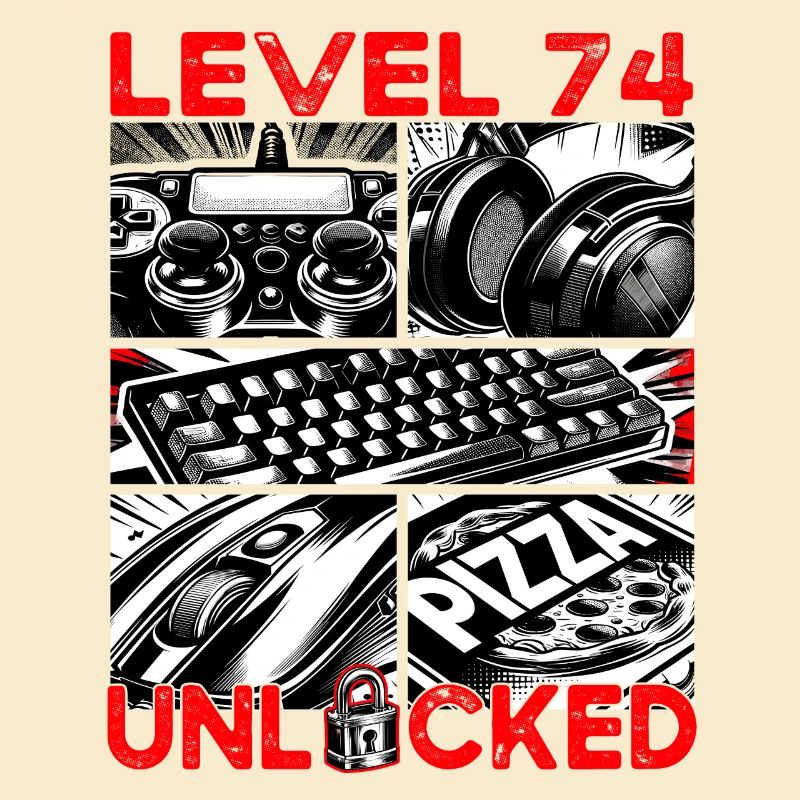 Geburtstag Level 74 freigeschaltet Gaming & Zocker