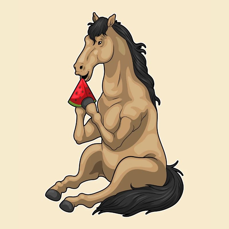 Pferd Wassermelone Frucht