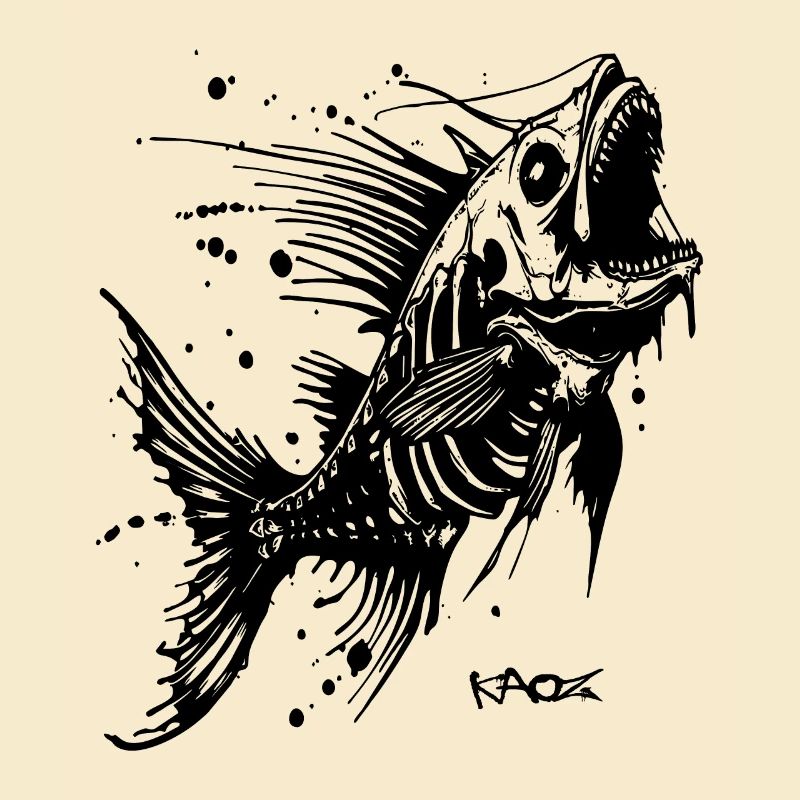 A Skeleton Fish