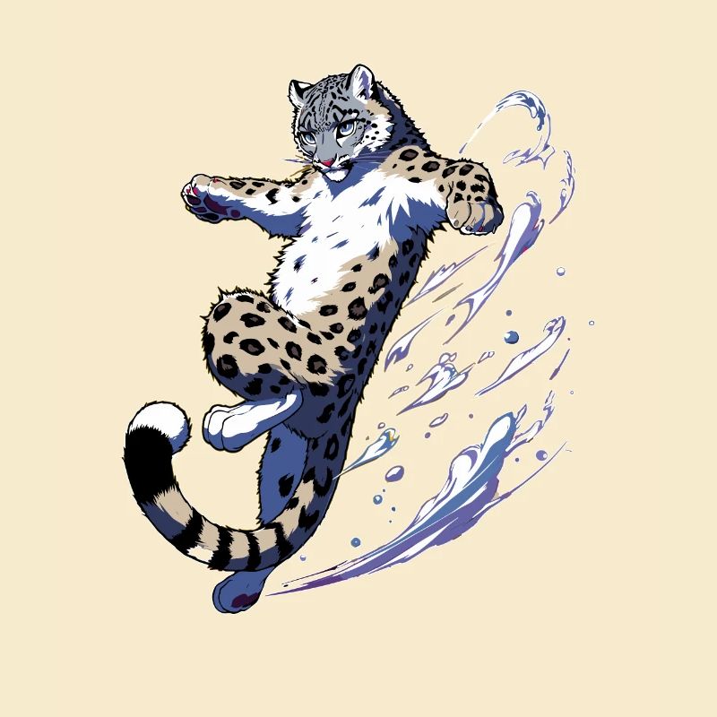 Snow Leopard Leopard White Leopard