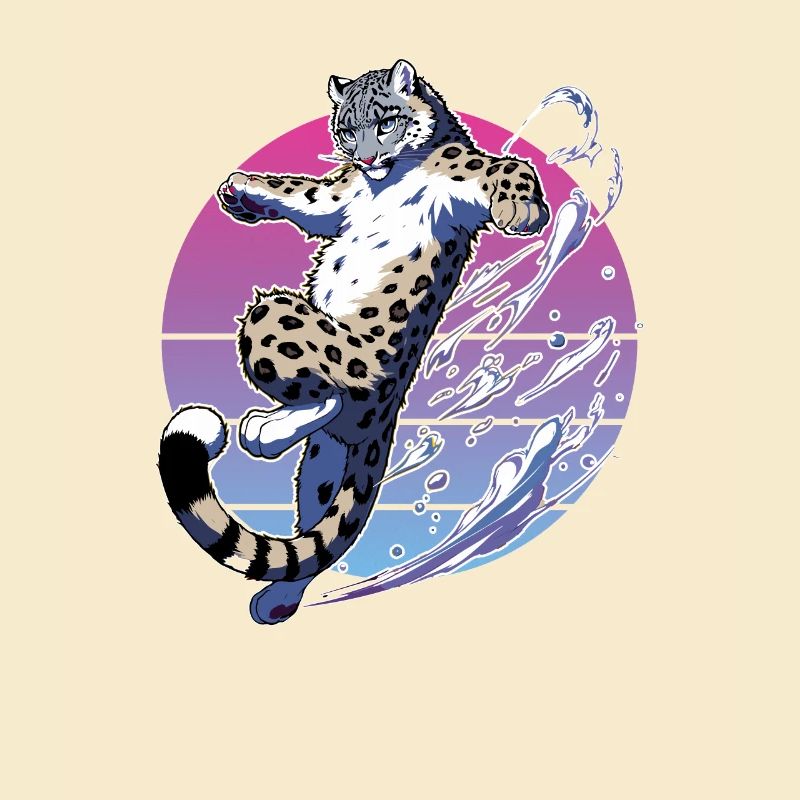 Léopard des neiges Léopard blanc Léopard