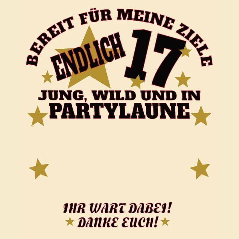 17. Geburtstag Mädchen & Junge Gästebuch