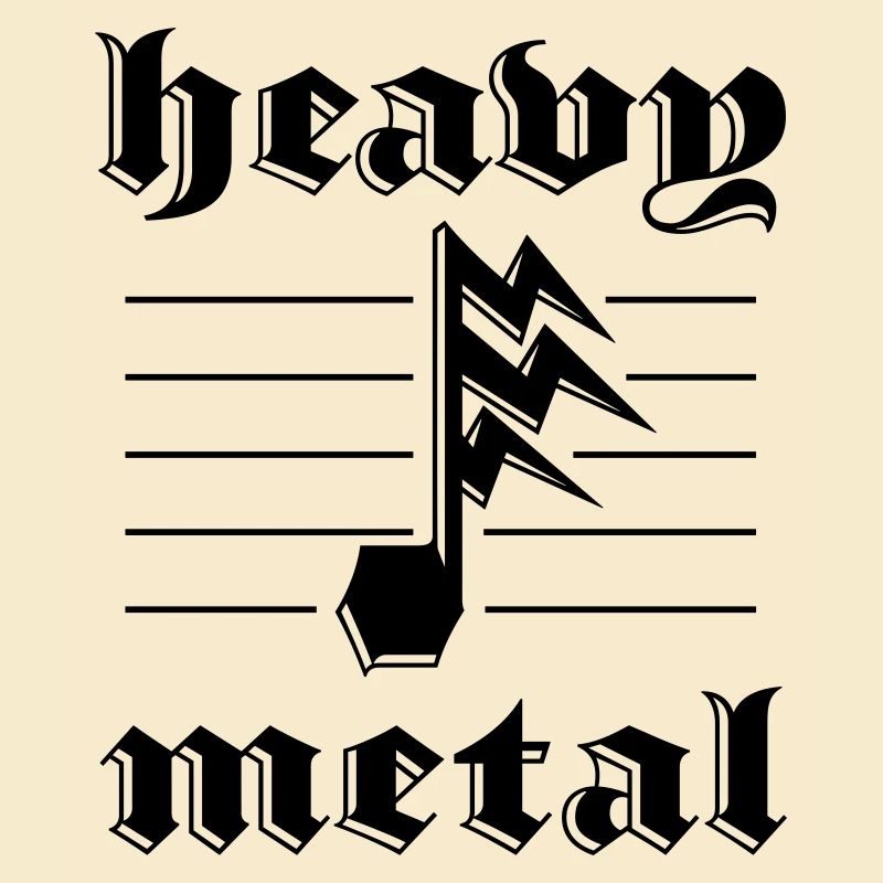 Heavy Metal Sticker Blitznote
