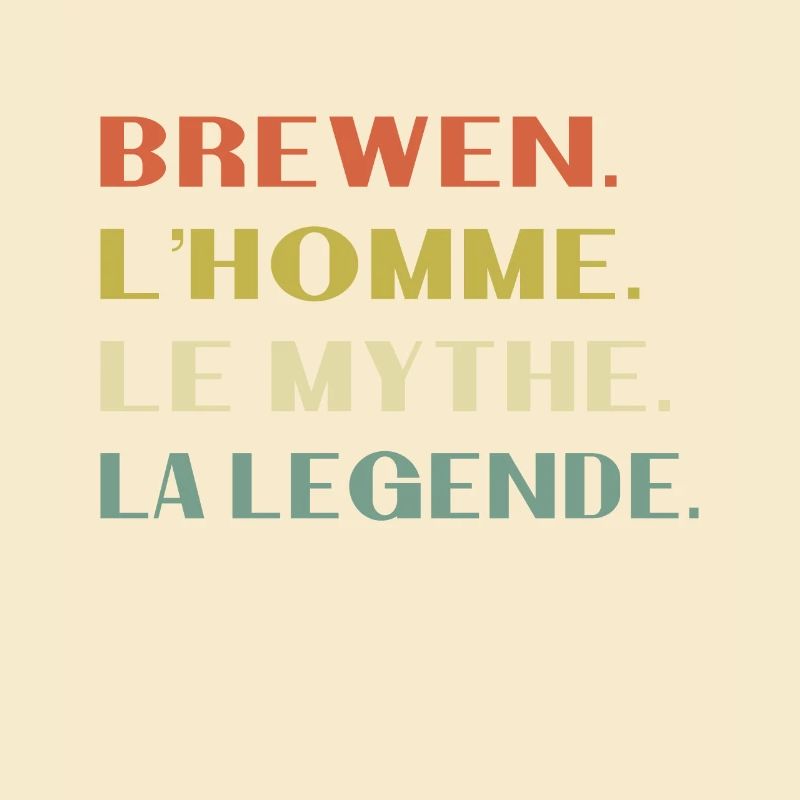 Brewen Der Mann Der Mythos Legende Geschenk Humor