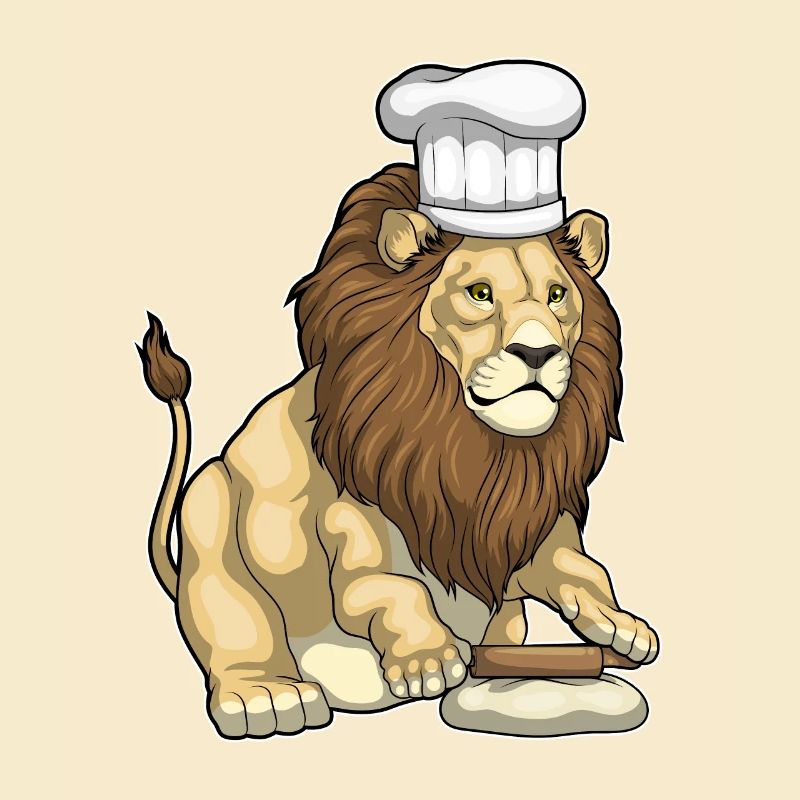 Lion Baker Chef's Hat