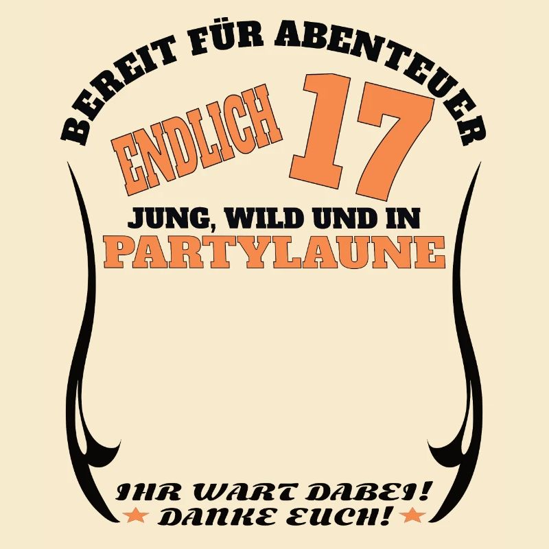17. Geburtstag Mädchen & Junge Gästebuch