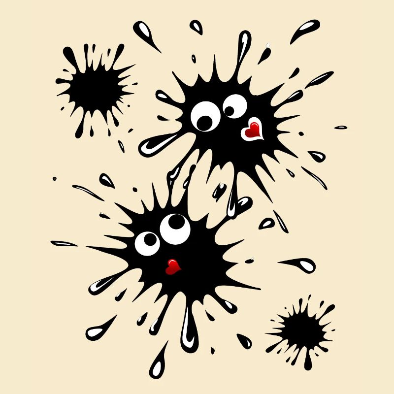 Paire d’objets blob