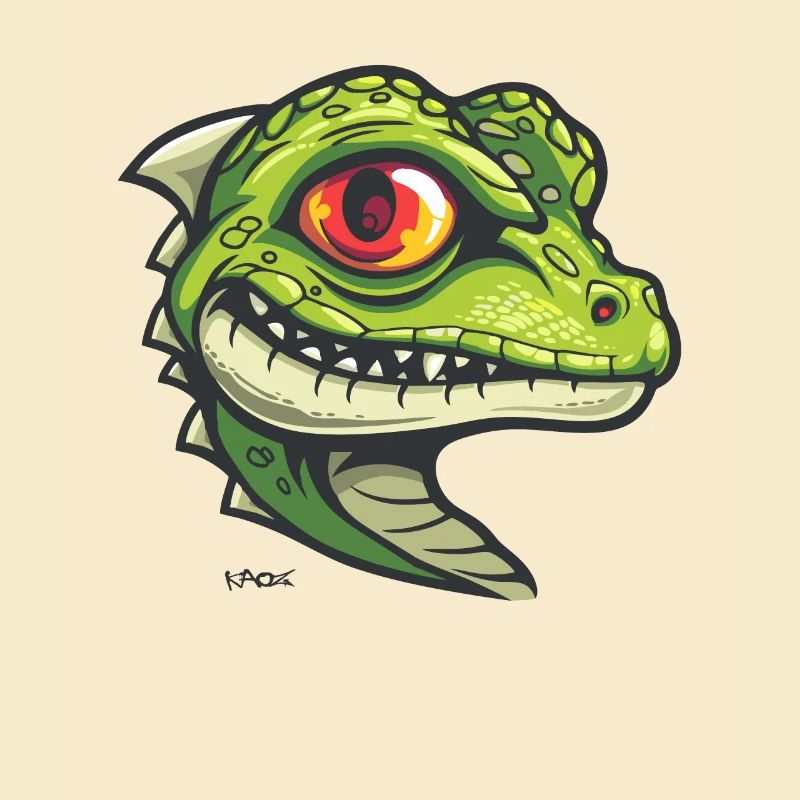 Kleine Drachen Echse