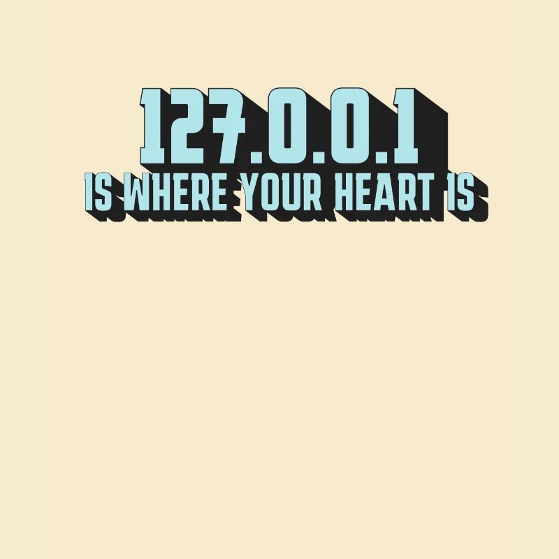 Heart is 127.0.0.1 – Programmer's Pride