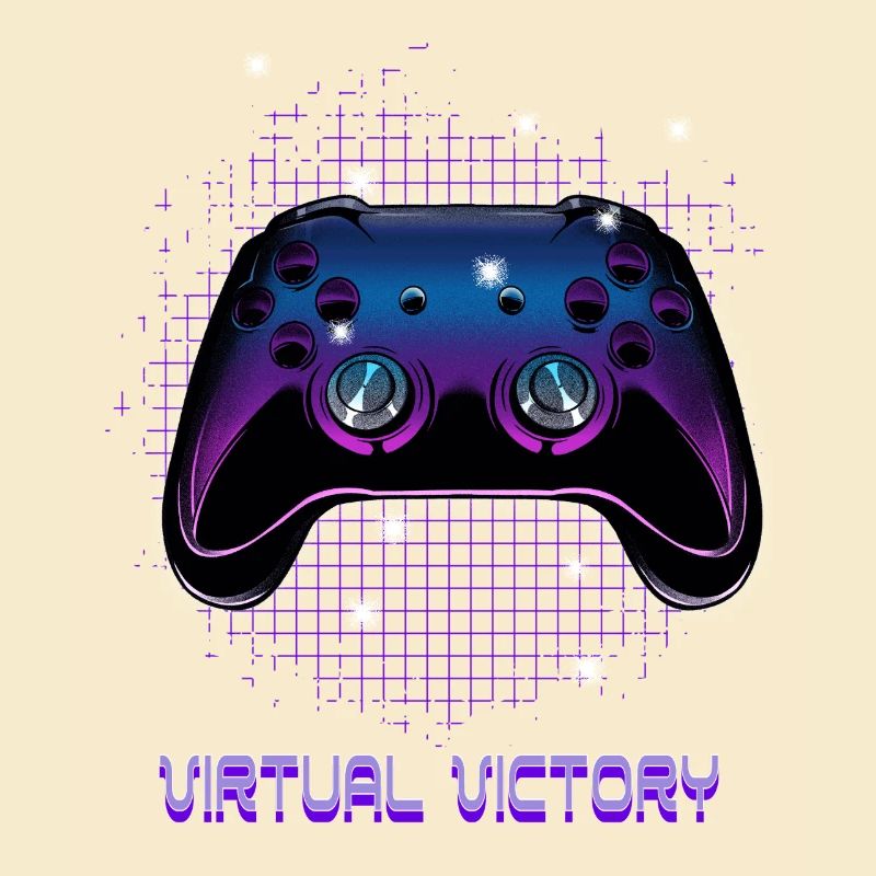 Gamers Video Gaming Geek Console Game Controller