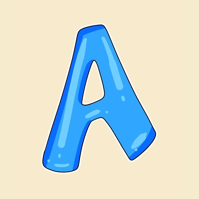 Buchstabe A Anfangsbuchstabe