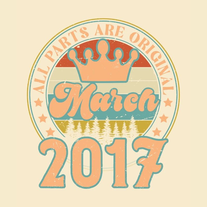 Mars 2017. Cadeau d’anniversaire mars 2017. March.