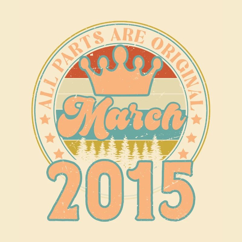 Mars 2015. Cadeau d’anniversaire mars 2015. March.
