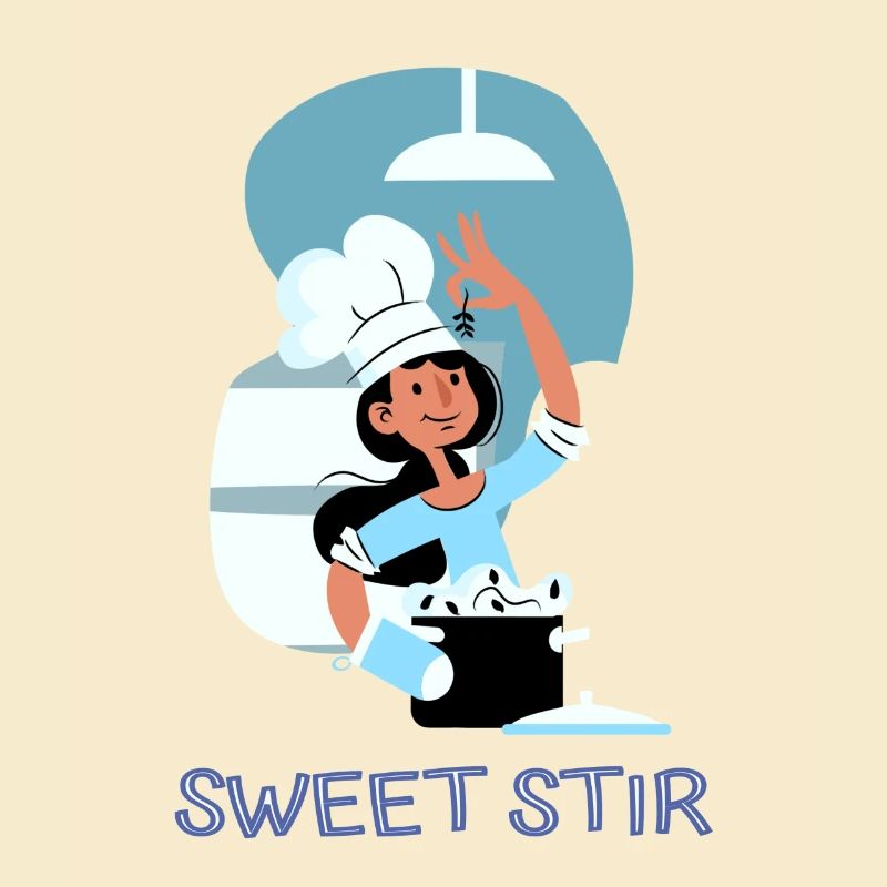 Chef Cook Kitchen Culinary Retro Bake Restaurant