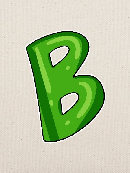 Buchstabe B - Anfangsbuchstabe B