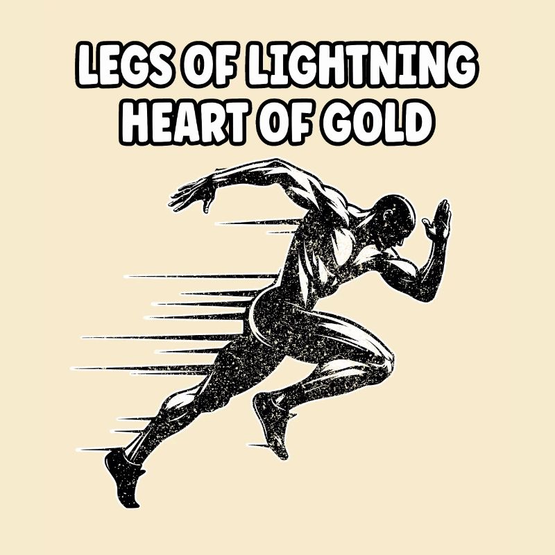 Track Runner Sprinter Sprinting 100m sprinter