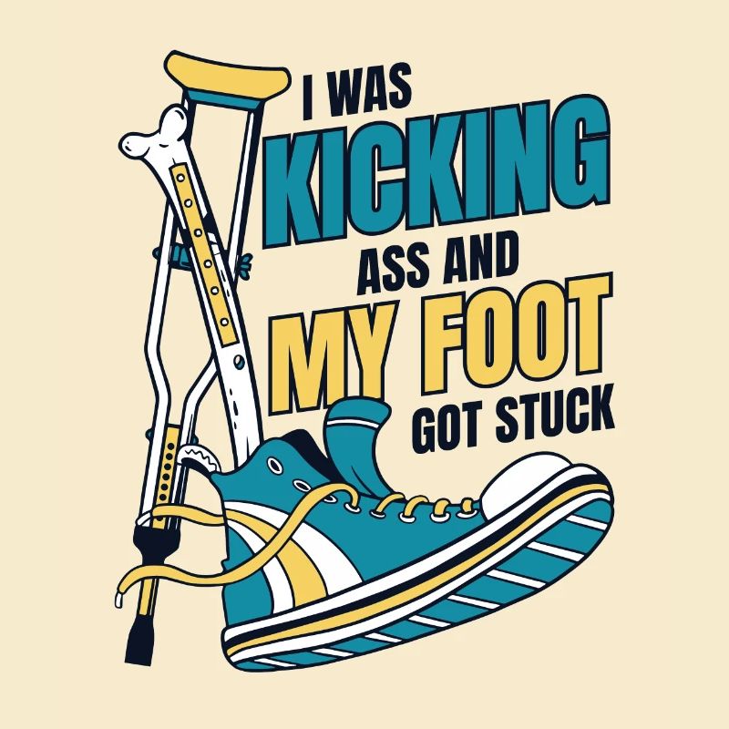 I Was Kicking Ass Broken Bone Broken Finger Bone