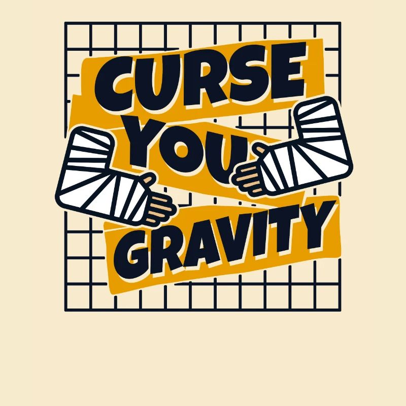 Curse You Gravity Broken Bone Broken Finger Bone