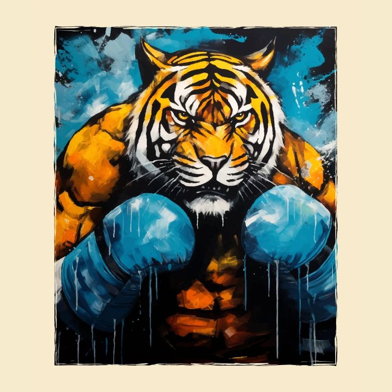 Tiger Boxer Kämpfer