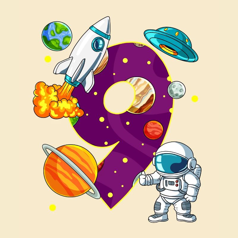9 Anniversaire Astronaute de l’espace 9 ans
