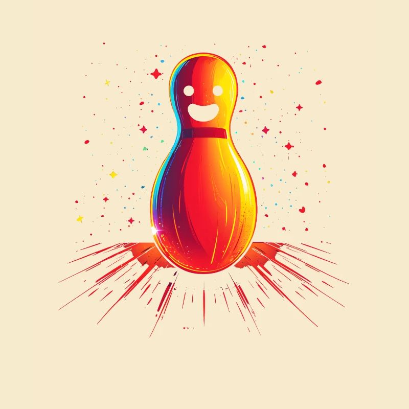 Cartoon Bowling Retrowave