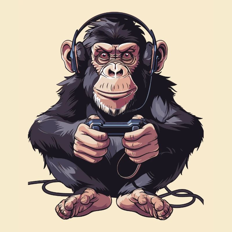 Schimpansen Videospiel