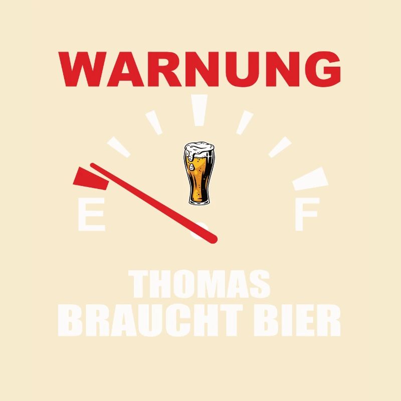 Humorvolles Bierwarnungs-Design
