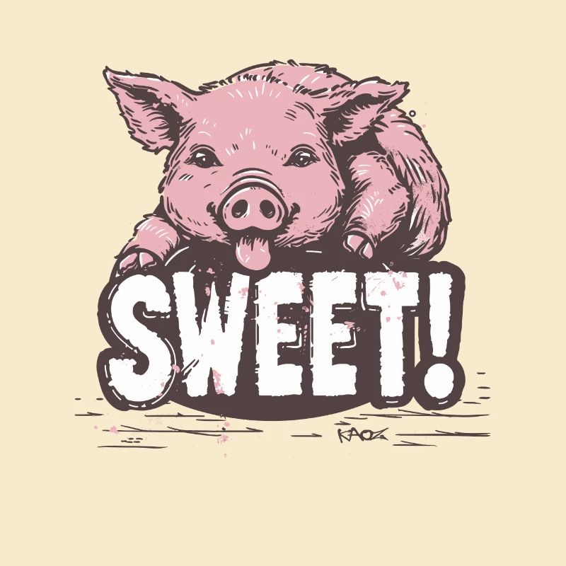 Un cochon mignon mignon cochon