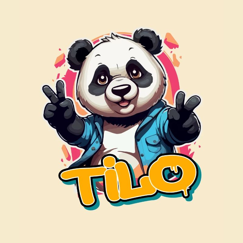 THILO - Beau nom de garçon avec Cool Panda