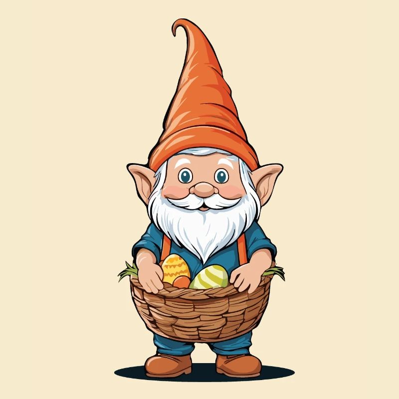 Easter Nordic Gnome Easter Bunny Funny
