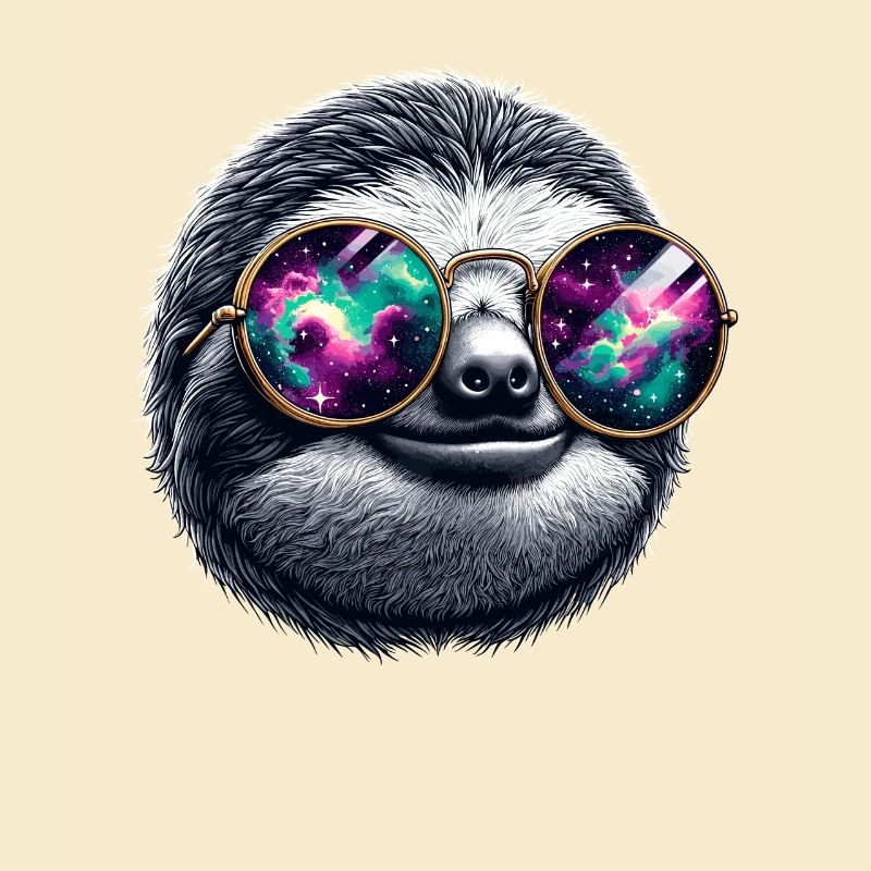 Sloth Bear Lunettes de soleil Galaxy Bears